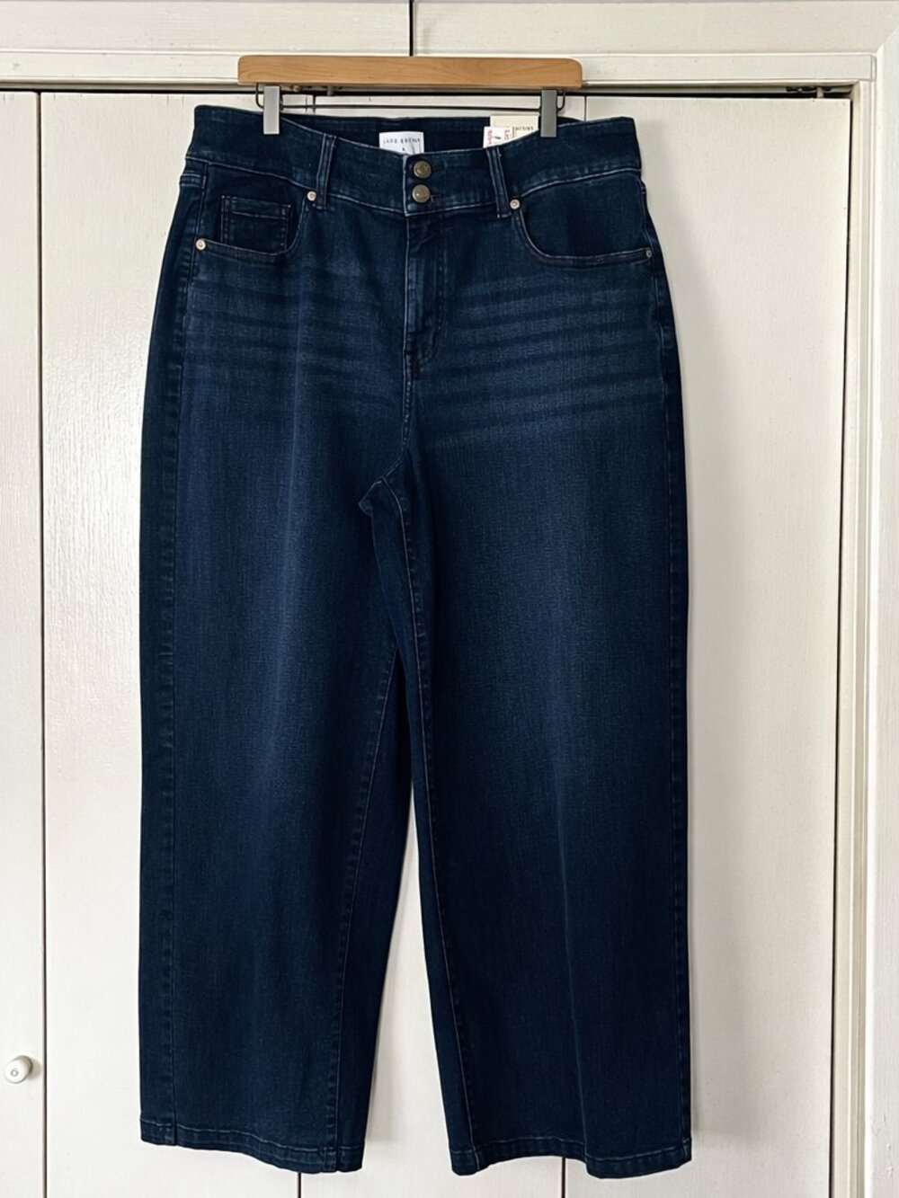 Lane Bryant High Rise Wide Leg Jeans Size 18 • BNWT • Dark Wash